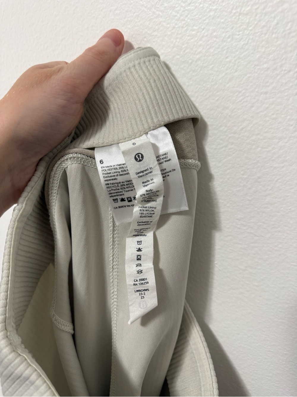 Lululemon Ribbed Softstreme Zip-Leg Pant - Picture 9 of 10